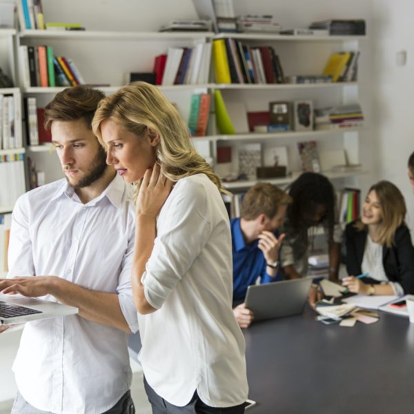 Young people in the office
